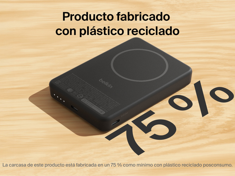 one line of seo optimized ada compliant alt text for the attached image of Slim Magnetic Power Bank 10K with Qi2