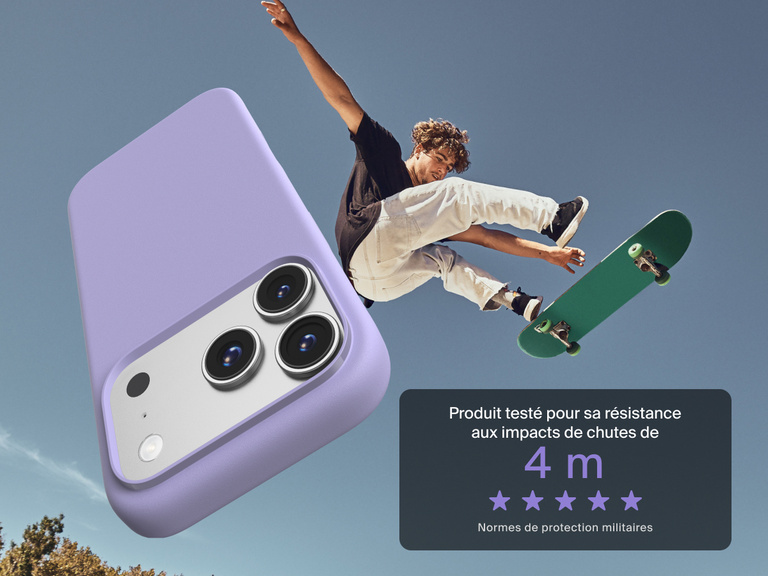 Coque de protection Belkin ScreenForce Protect Series pour iPhone 17 con&ccedil;ue pour &ecirc;tre fine, durable et fiable, tous les jours.