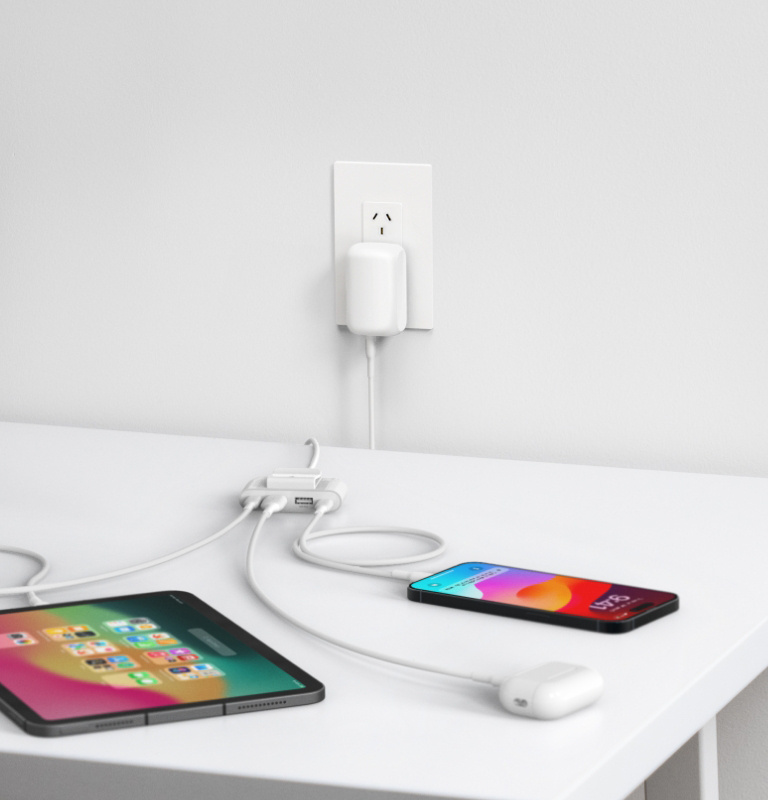 42W Dual Wall Charger, Fast Charging for iPhone 15, 14, 13, Plus, Pro, Pro Max, Galaxy S23 Ultra, iPad and more 