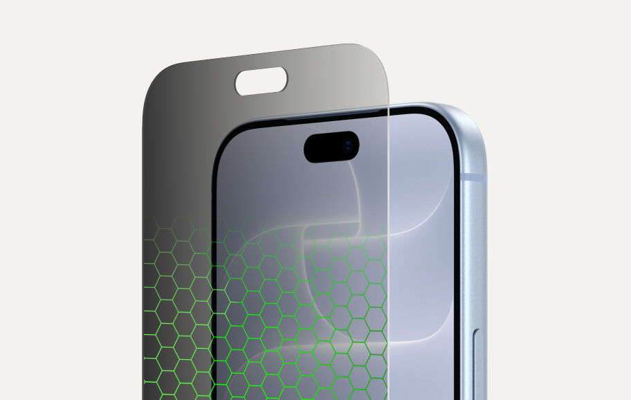 Proteggi schermo con filtro privacy per iPhone