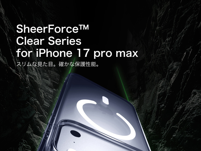 Belkin SheerForce Clear Series Case for iPhone 17 shown with slim transparent design and durable protection.