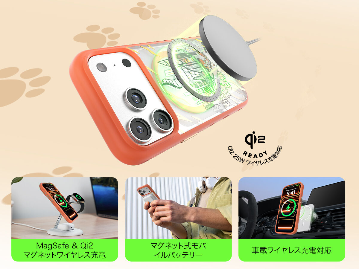 iPhone 17対応マグネット式スマートフォンケース（ディズニー