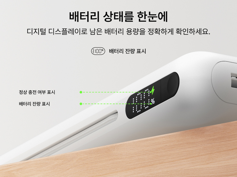 Belkin UltraCharge Pro Laptop Power Bank 25K with digital display showing real-time battery percentage and charging status for accurate power monitoring