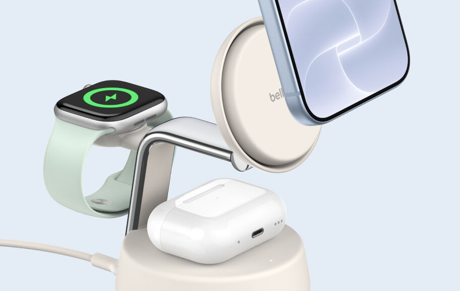 3-in-1 draadloze laders voor iPhone, Apple Watch en AirPods