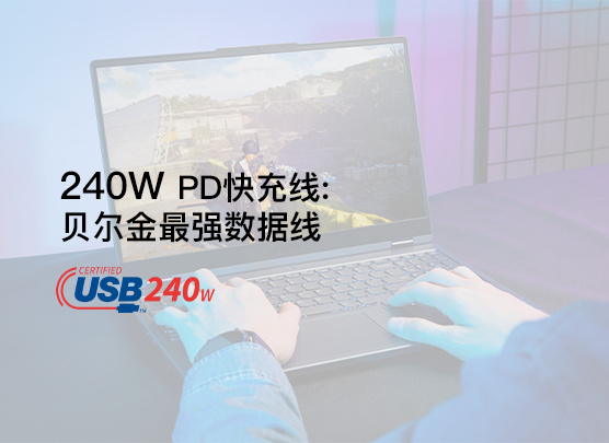 贝尔金 USB-C PD 电缆 240W