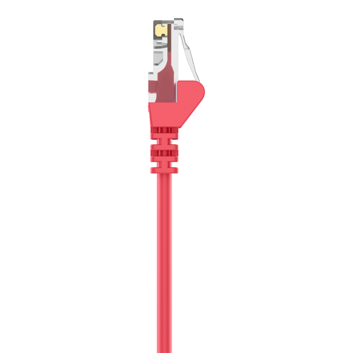 Cat6 Snagless Patch Cable, 12 Feet  Red, Red, hi-res