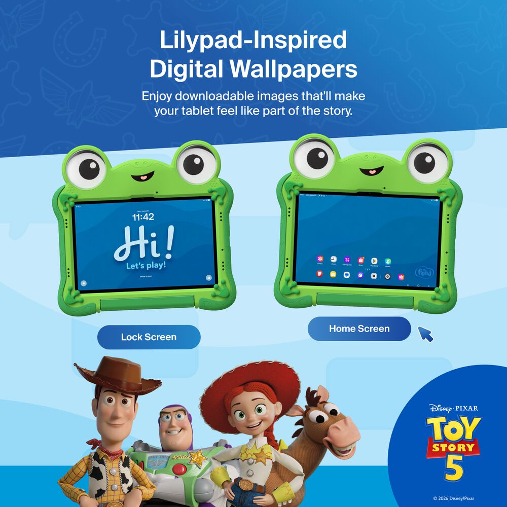 Disney Toy Story 5 Lilypad Case for Samsung Galaxy Tab A11+, Green, hi-res