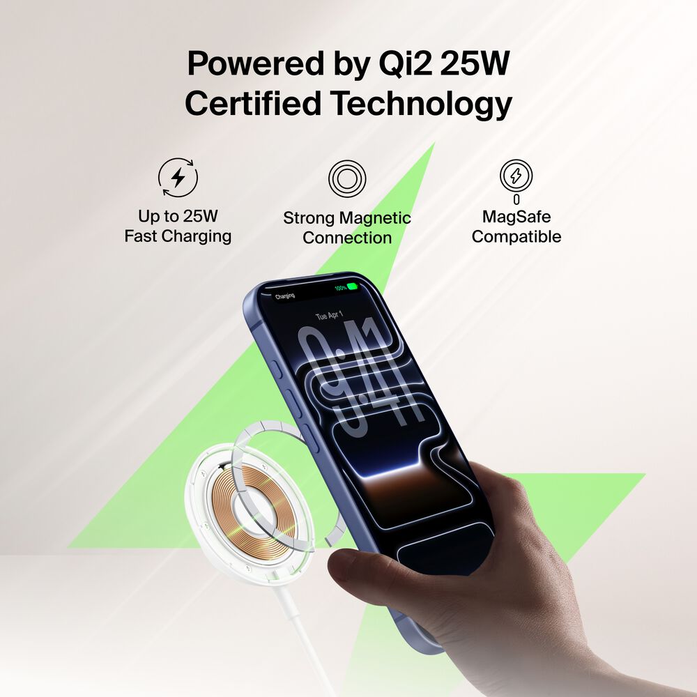 Magnetic Charger with Qi2 25W, , hi-res
