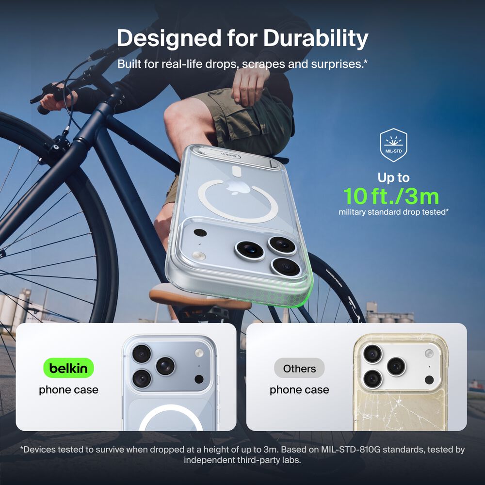 Clear Series with Kickstand Case for iPhone 18 Pro / iPhone 17 Pro, , hi-res
