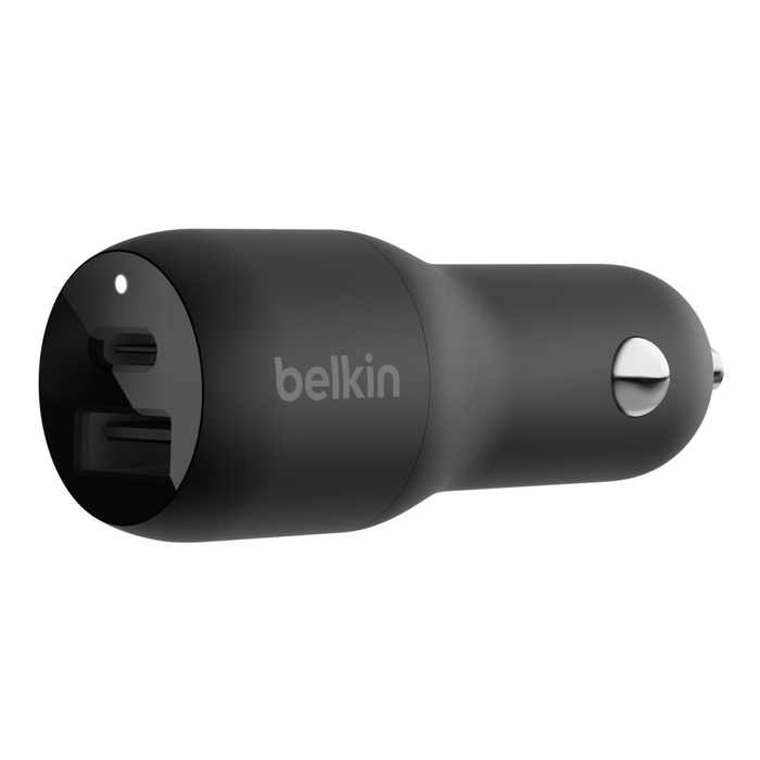 Dual Car Charger with PPS 37W, Black, hi-res
