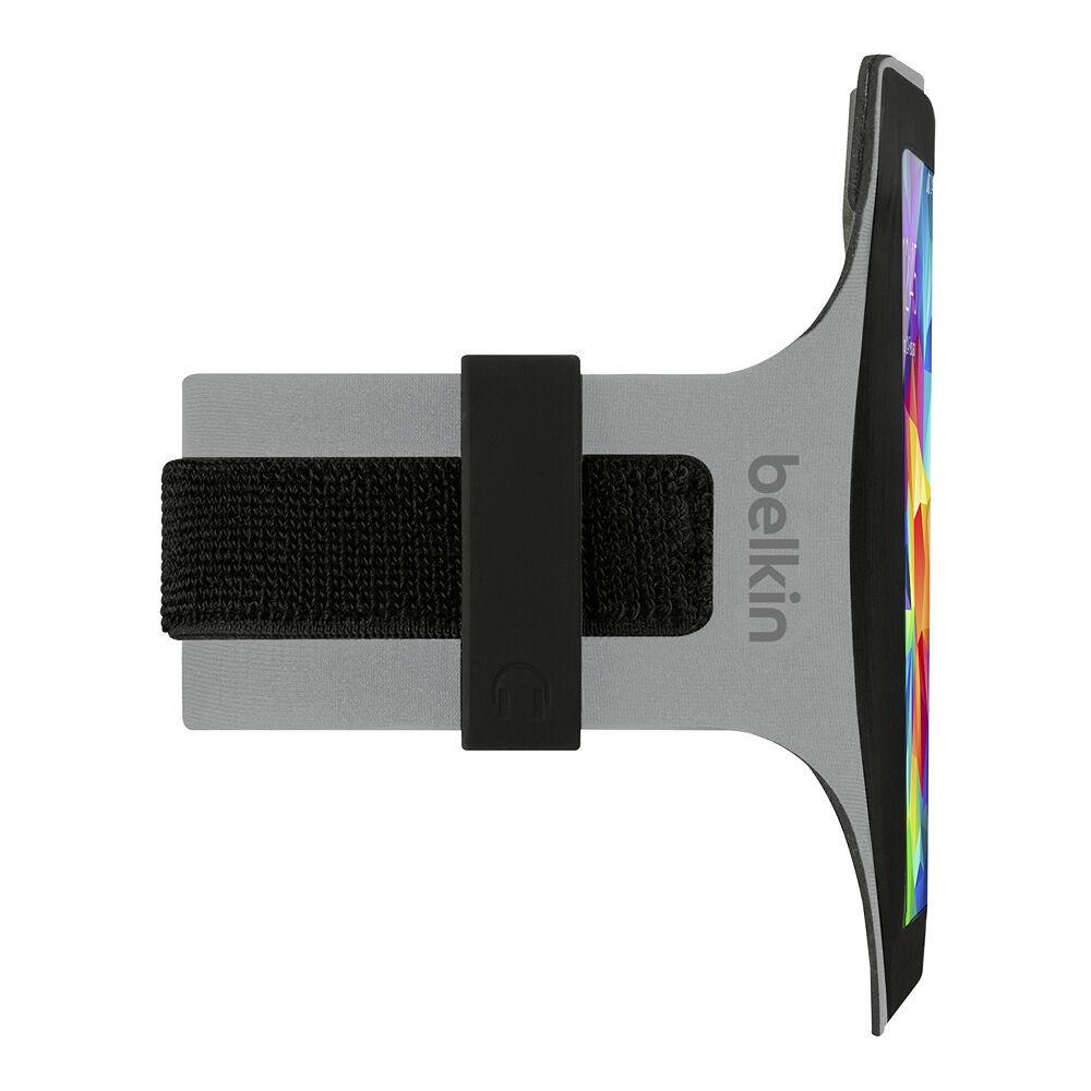 Slim-Fit Galaxy S5 Armband, Blacktop, hi-res