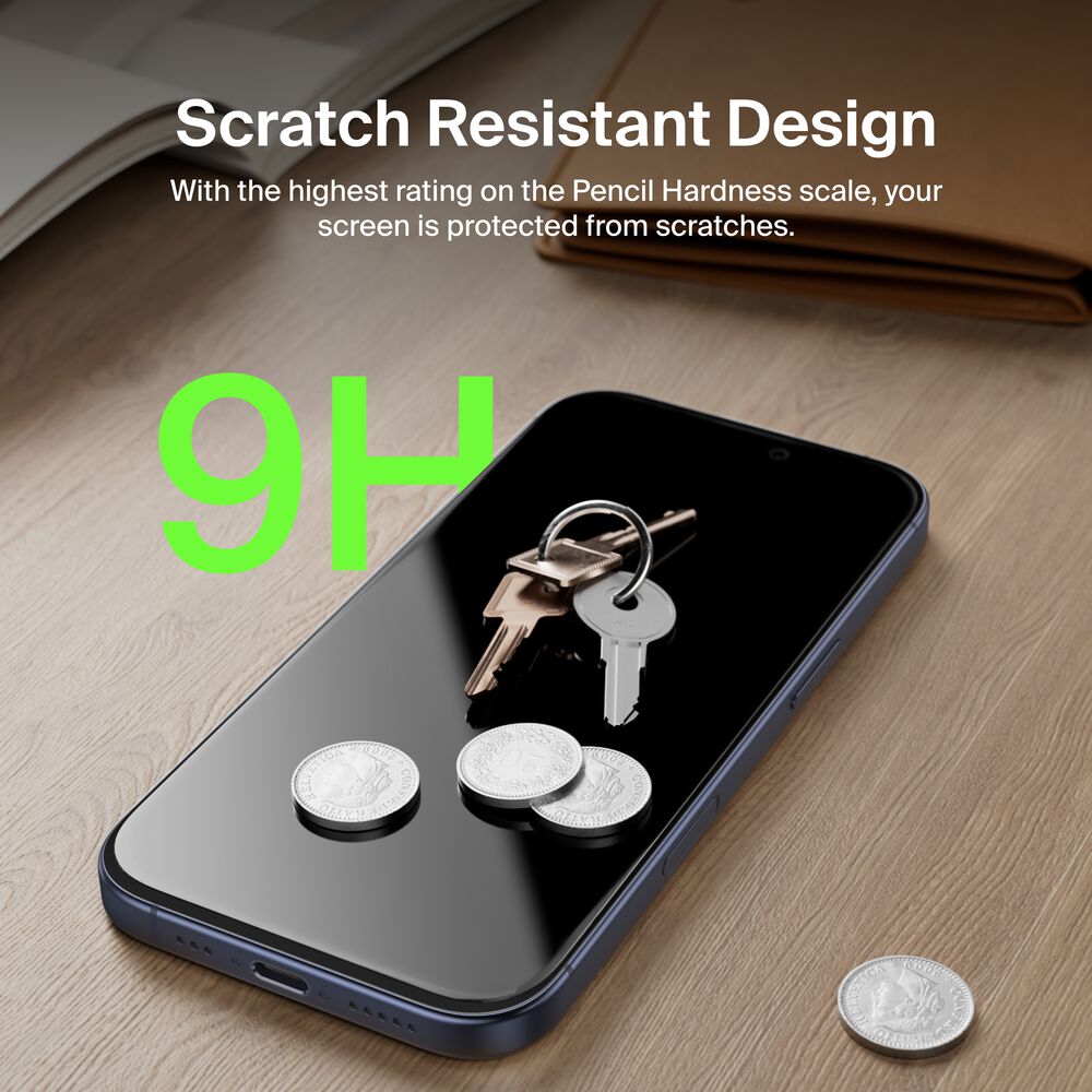 InvisiGlass Privacy Filter Screen Protector for iPhone 17 Pro Max, , hi-res