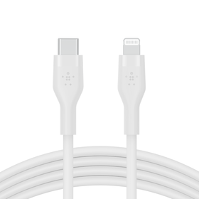 USB-C 线缆（带 Lightning 连接器）, 白色的, hi-res