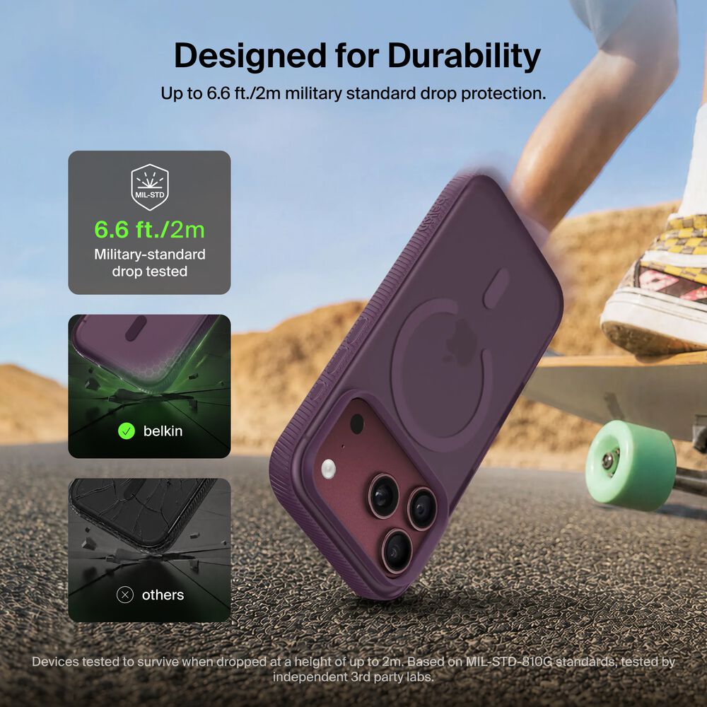 Grip Series Case for iPhone 18 Pro / iPhone 17 Pro, Burgundy, hi-res