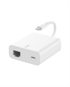 以太網 + 帶 Lightning 連接器的電源適配器