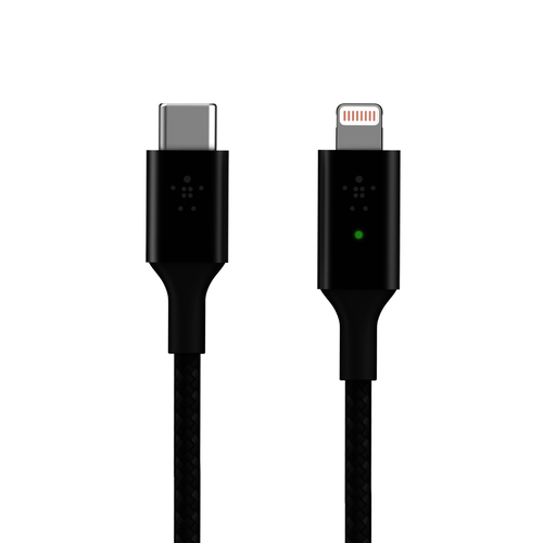 Cable USB-C a Lightning con LED inteligente