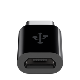 USB-C to Micro USB Adapter (USB Type-C), Black, hi-res