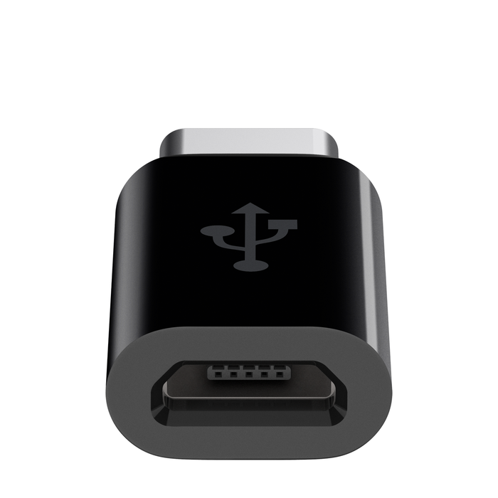 USB-C to Micro USB Adapter (USB Type-C), Black, hi-res