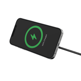 Portable Wireless Charger Pad with Official MagSafe Charging 15W, Black, hi-res