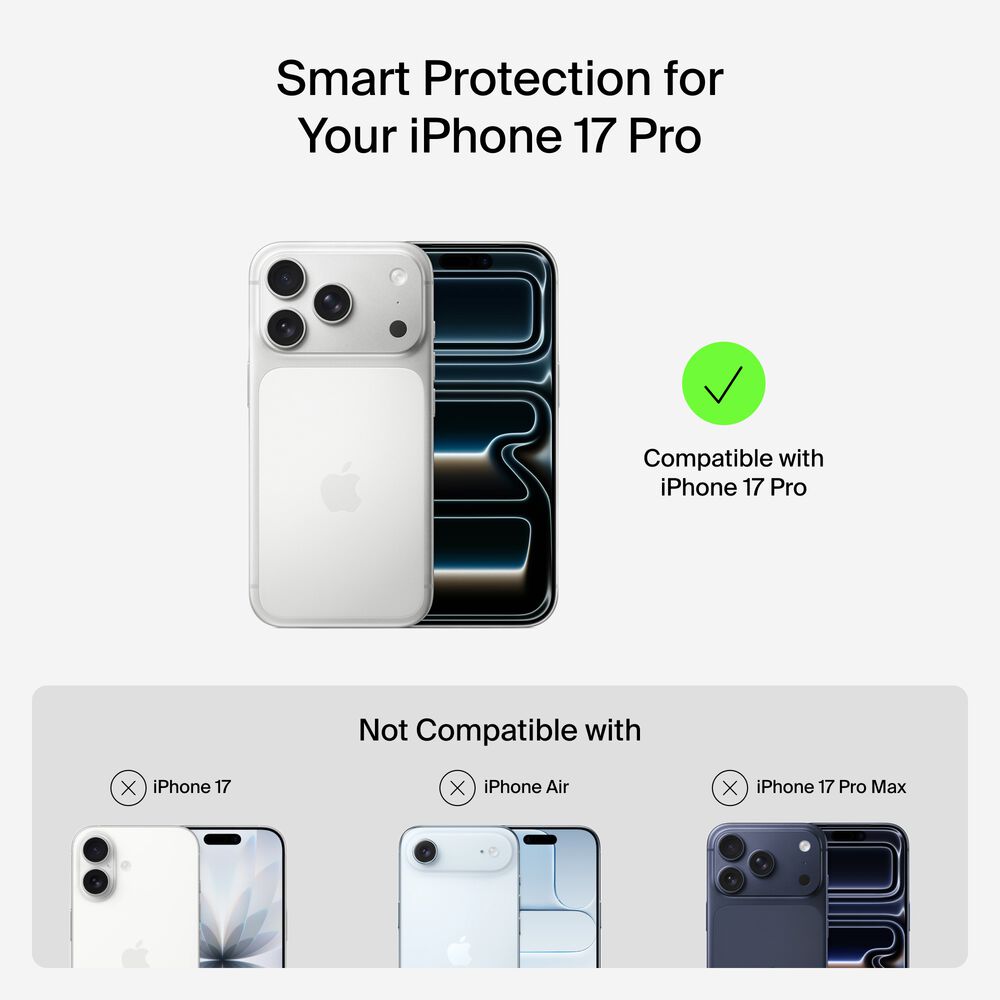 Grip Series Case for iPhone 17 Pro, Black, hi-res