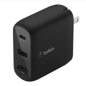 46.5W Power Hub, Black, hi-res
