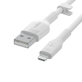 Cable USB-A con conector Lightning, Blanco, hi-res