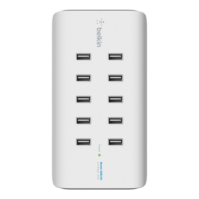 10-Port USB Charging Station , , hi-res