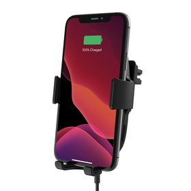 Wireless Car Charger with Vent Mount 10W, Black, hi-res