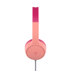Wired On-Ear Headphones for Kids, Pink, hi-res
