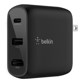 46.5W Power Hub, Black, hi-res