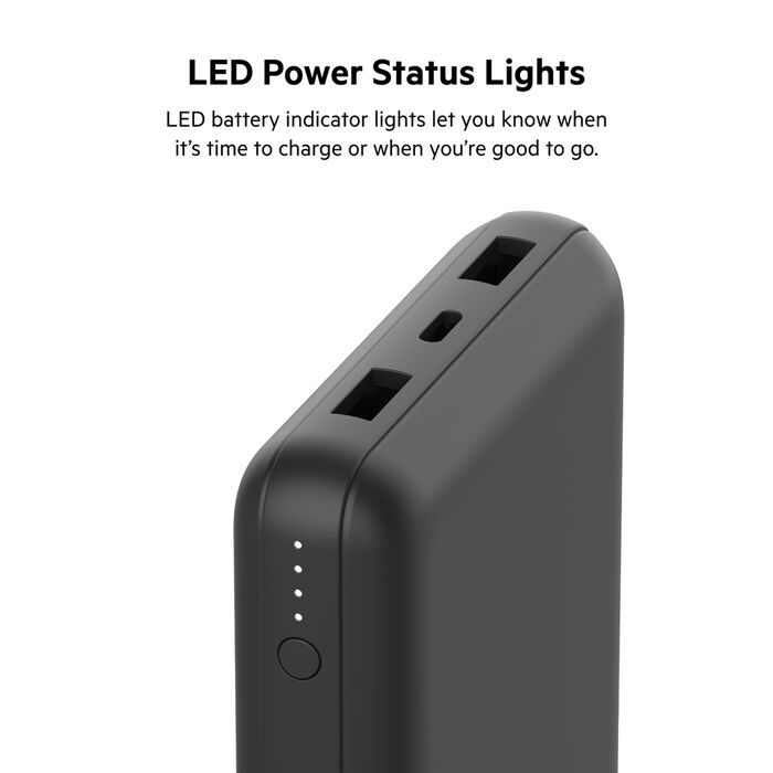 Power Bank 20K, Black, hi-res