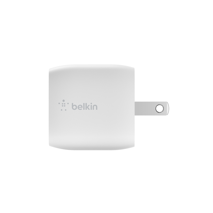 30W USB-C GaN Wall Charger + USB-C to Lightning Cable, White, hi-res
