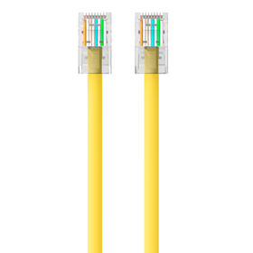CAT6 Ethernet Patch Cable, RJ45, M/M, Yellow, hi-res