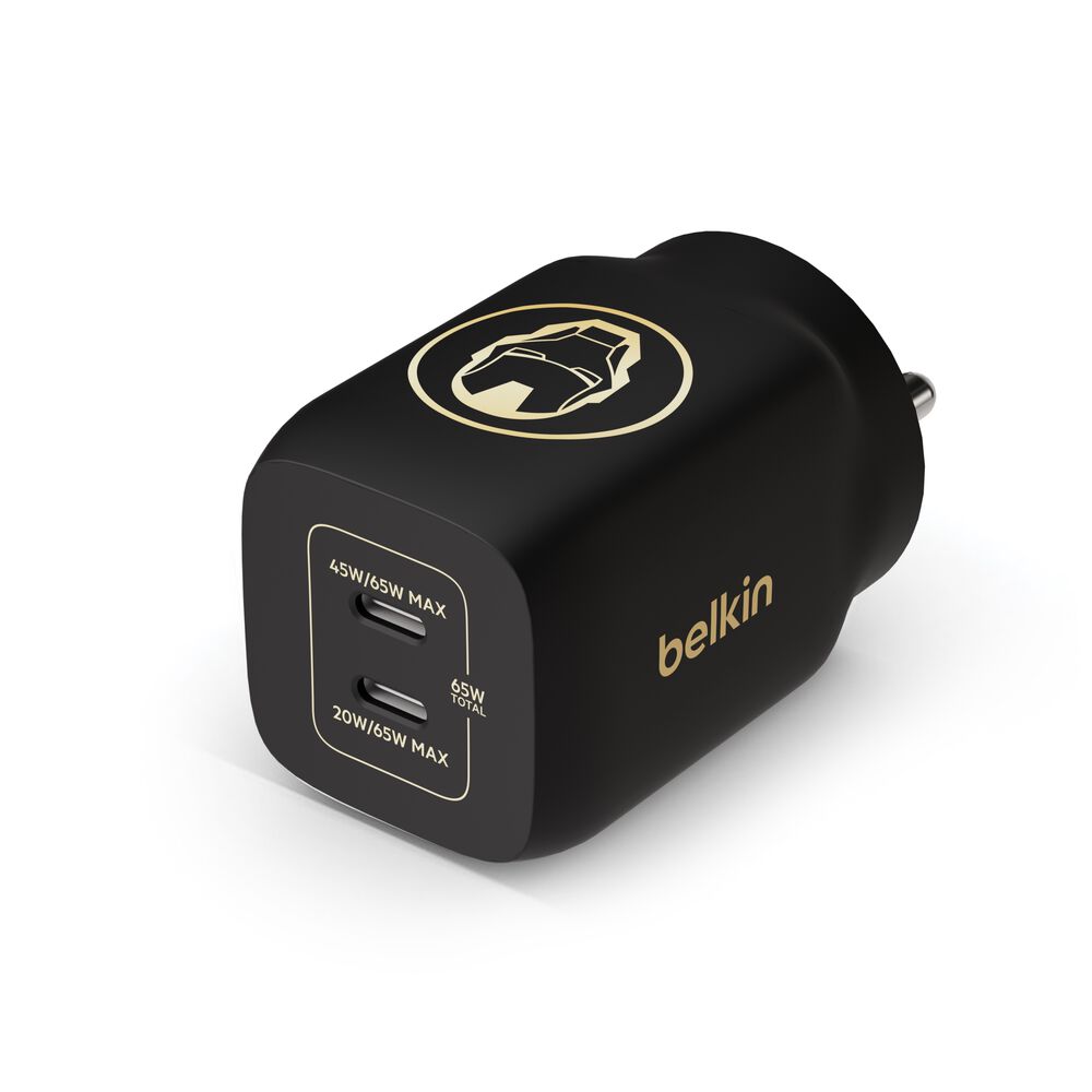Dual USB-C GaN Wall Charger with PPS 65W (Marvel Collection), , hi-res