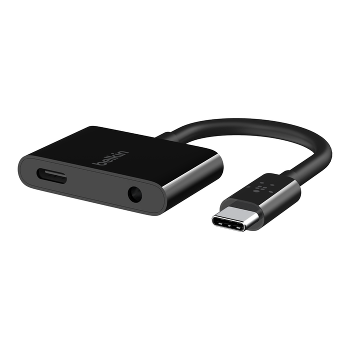 RockStar™ 3.5mm Audio + USB-C™ Charge Adapter