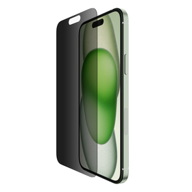Protection d'écran antimicrobienne TemperedGlass Privacy pour iPhone 15 / iPhone 14 / iPhone 13 / iPhone 12(tous modèles)