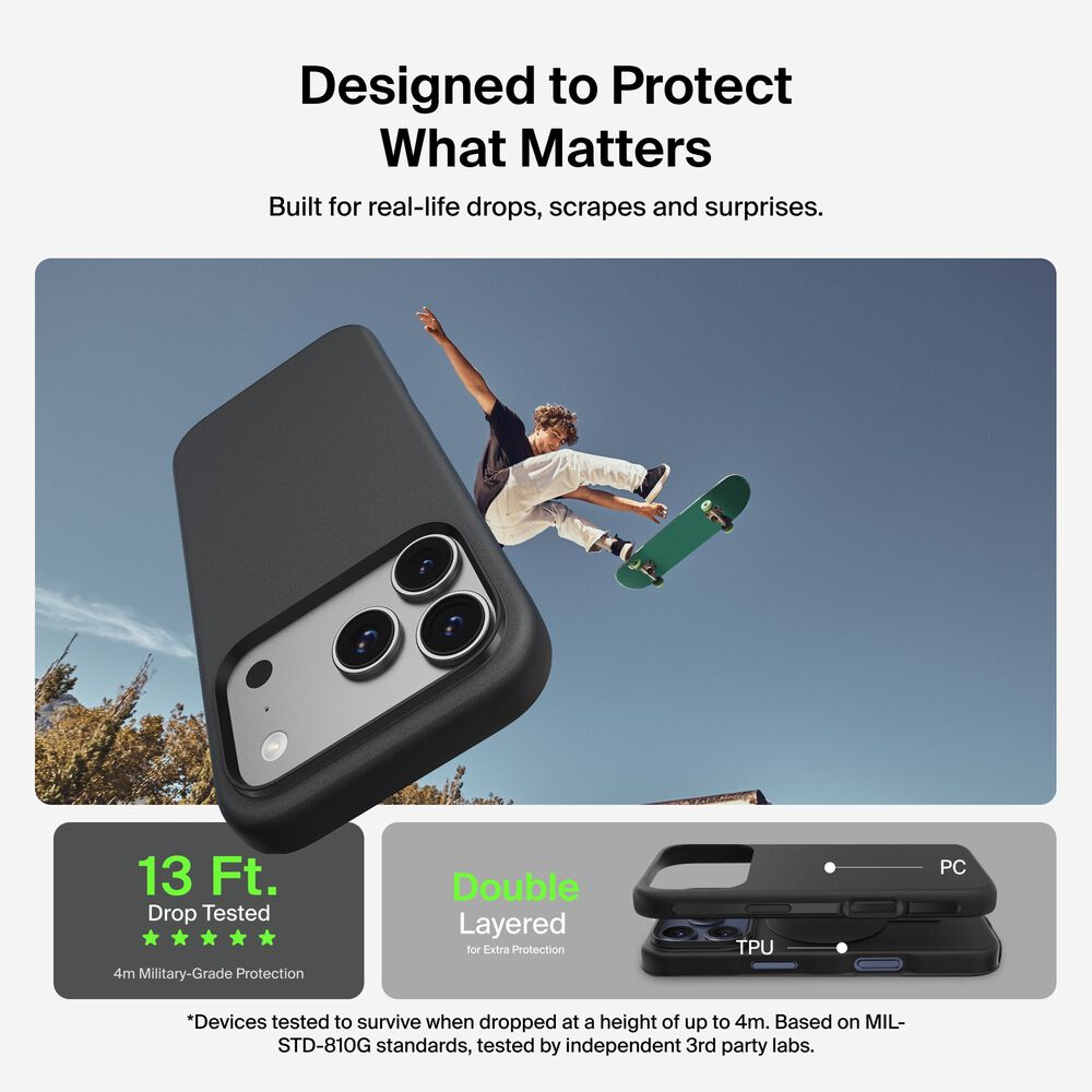 Protect Series Case for iPhone 17 Pro, Black, hi-res