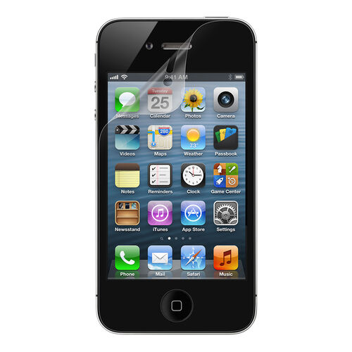 TrueClear Anti-Smudge Screen Protector for iPhone 4/4S - 2 Pack