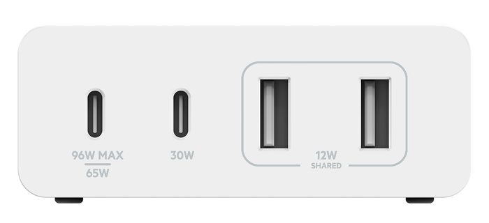 4-Port GaN Charger 108W, White, hi-res