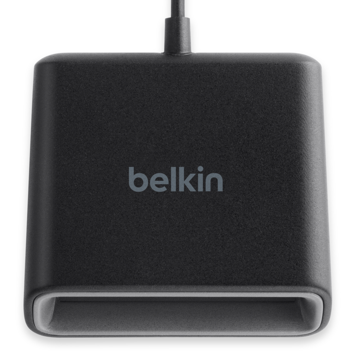 USB Smart Card / CAC Reader, Black, hi-res