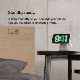 2-in-1 Wireless Charging Dock with MagSafe 15W, Sand, hi-res