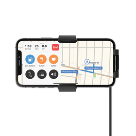 Wireless Car Charger with Vent Mount 10W, Black, hi-res