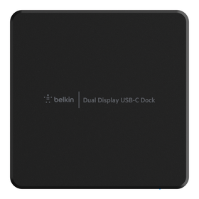 USB-C 双显示器扩展坞, 黑色, hi-res
