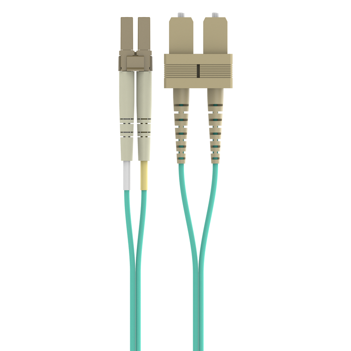 Patch Cable 10 Gig Aqua 50/125 LC/SC1 Meter, Aqua, hi-res