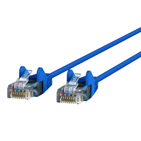CAT6 Slim Gigabit Snagless UTP Ethernet Cable, Blue, hi-res