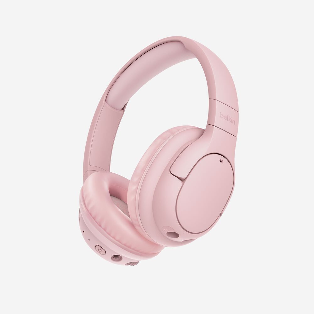 Youth Active Noise Cancelling Headphones, Pink, hi-res
