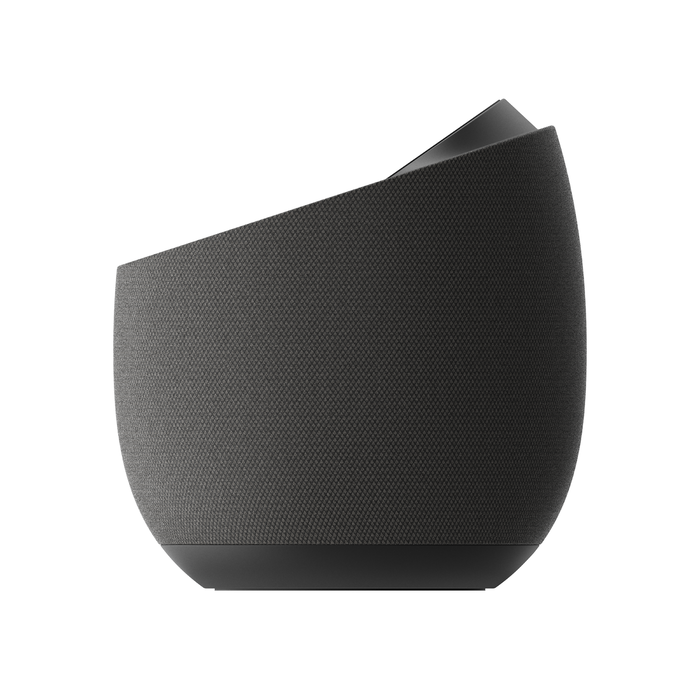 Hi-Fi Smart Speaker + Wireless Charger, Black, hi-res