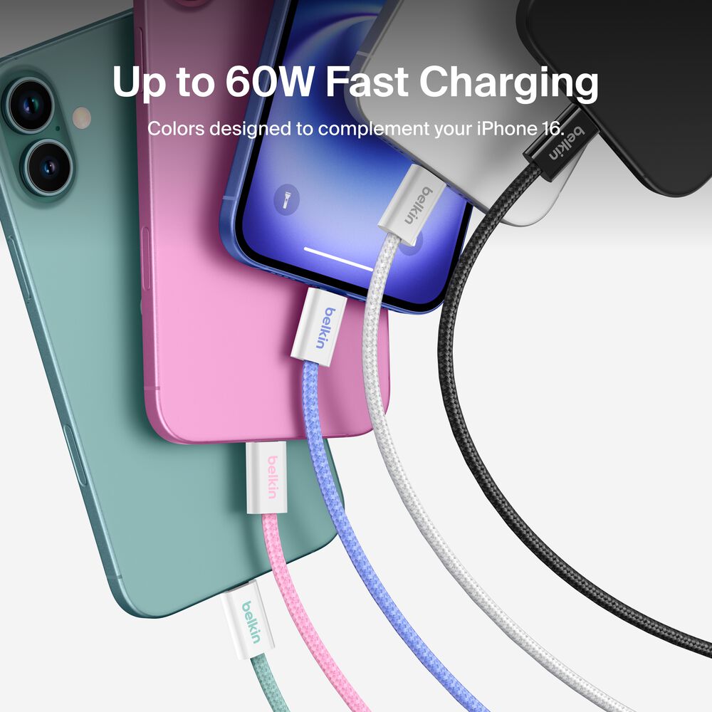 USB-C to USB-C Cable 60W, Green, hi-res