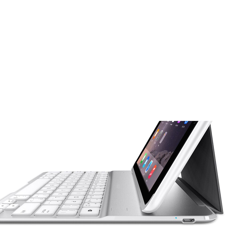 QODE Ultimate Keyboard Case for iPad Air 2, White, hi-res