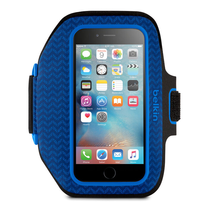 Sport-Fit Plus Armband for Galaxy S5, S6, S6 Edge & S7, Blacktop, hi-res